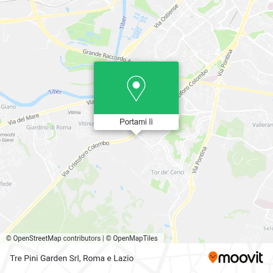 Mappa Tre Pini Garden Srl