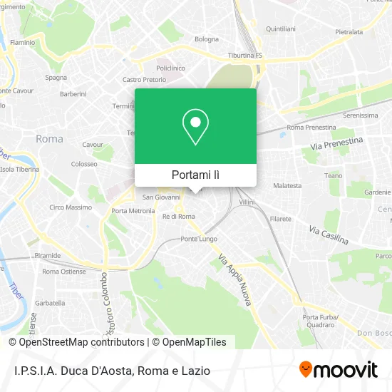 Mappa I.P.S.I.A. Duca D'Aosta