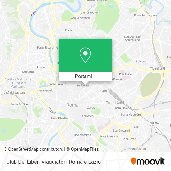 Mappa Club Dei Liberi Viaggiatori