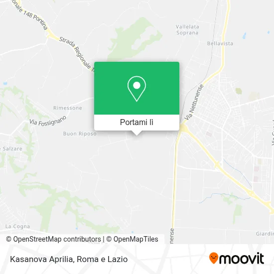 Mappa Kasanova Aprilia