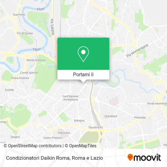 Mappa Condizionatori Daikin Roma