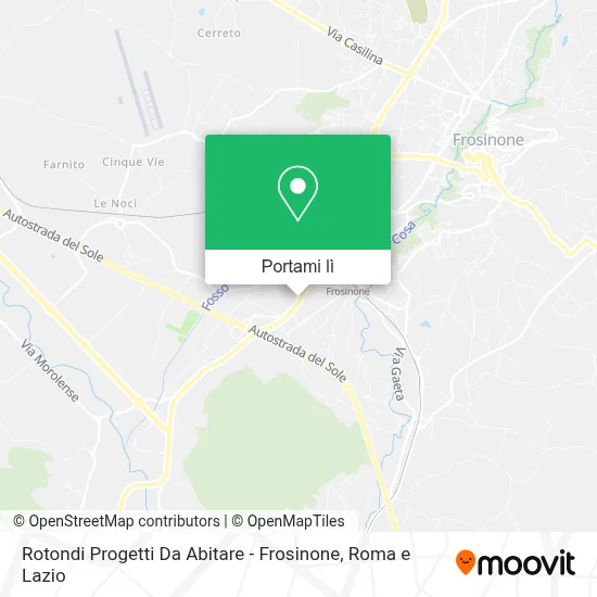Mappa Rotondi Progetti Da Abitare - Frosinone