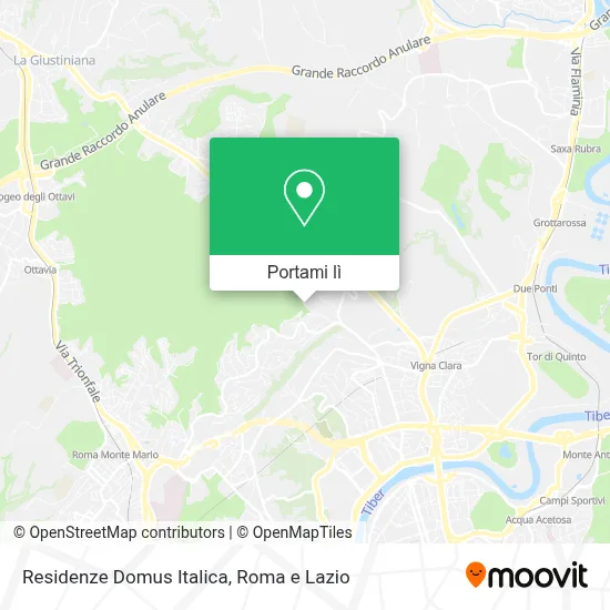 Mappa Residenze Domus Italica