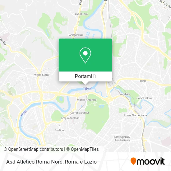 Mappa Asd Atletico Roma Nord