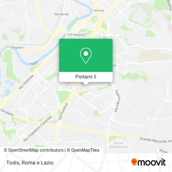 Mappa Todis