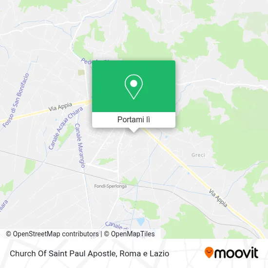 Mappa Church Of Saint Paul Apostle