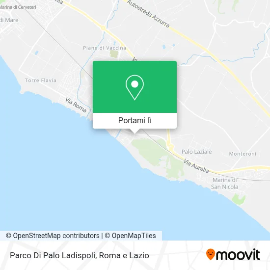 Mappa Parco Di Palo Ladispoli