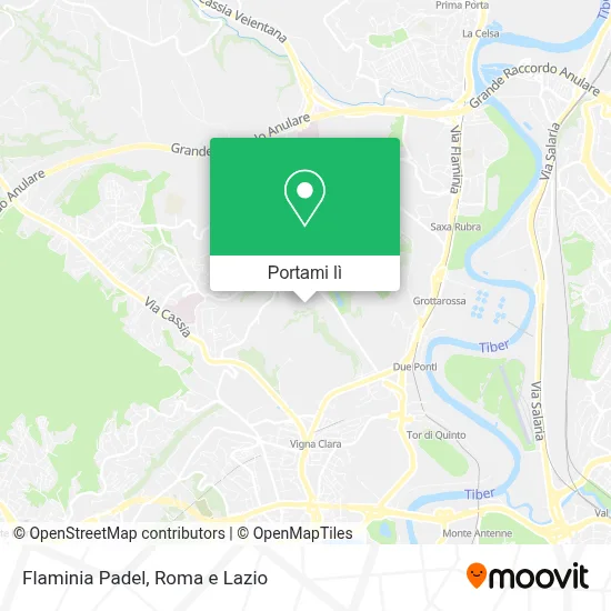Mappa Flaminia Padel