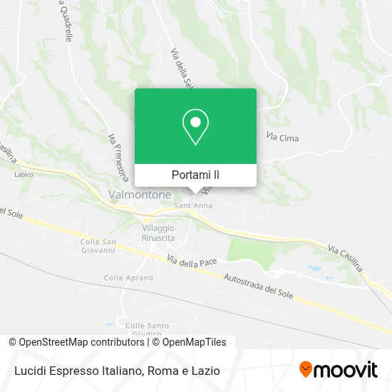 Mappa Lucidi Espresso Italiano