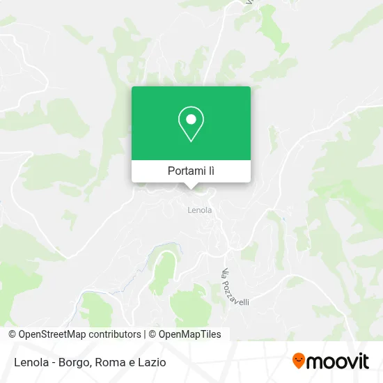 Mappa Lenola - Borgo