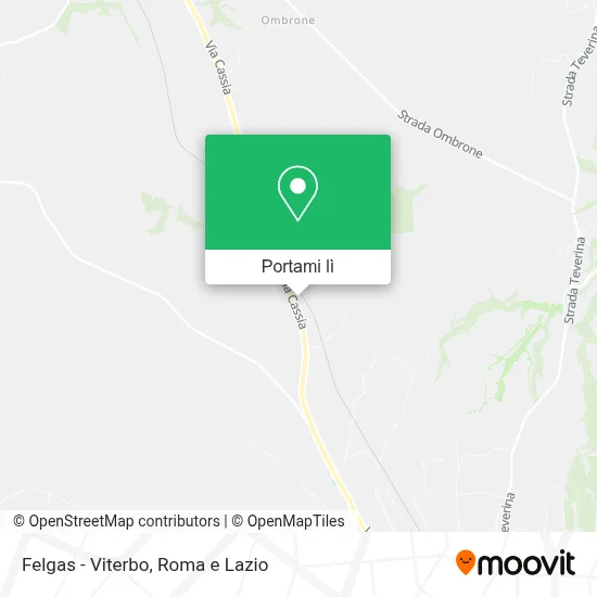 Mappa Felgas - Viterbo