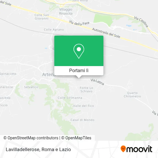 Mappa Lavilladellerose