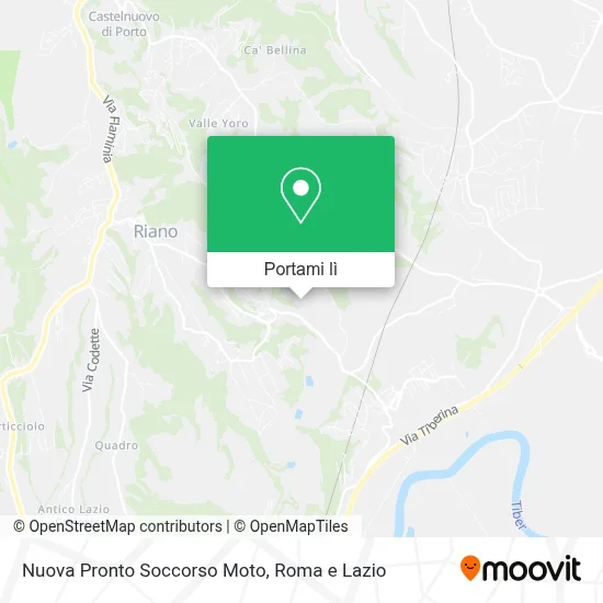 Mappa Nuova Pronto Soccorso Moto