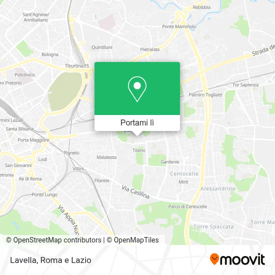 Mappa Lavella