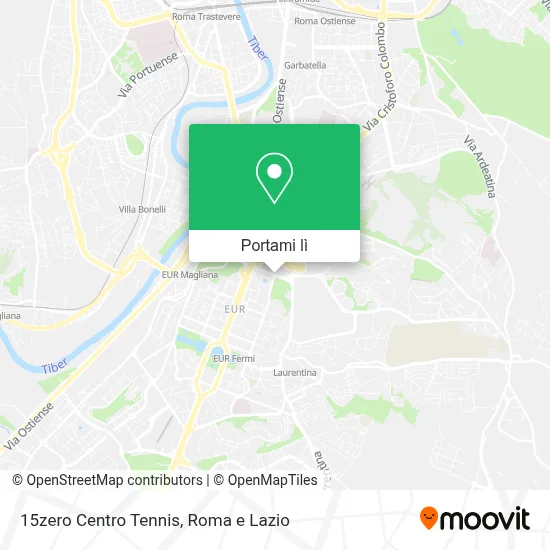 Mappa 15zero Centro Tennis