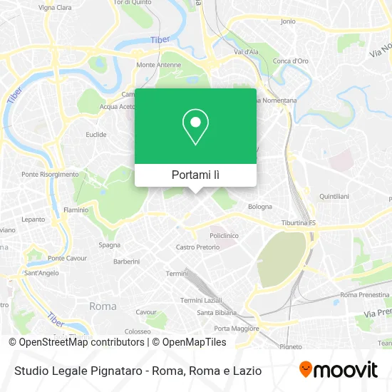 Mappa Studio Legale Pignataro - Roma