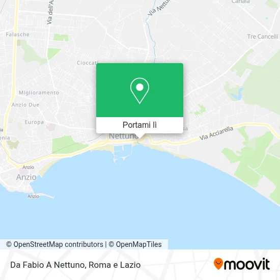 Mappa Da Fabio A Nettuno