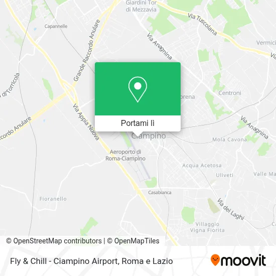 Mappa Fly & Chill - Ciampino Airport