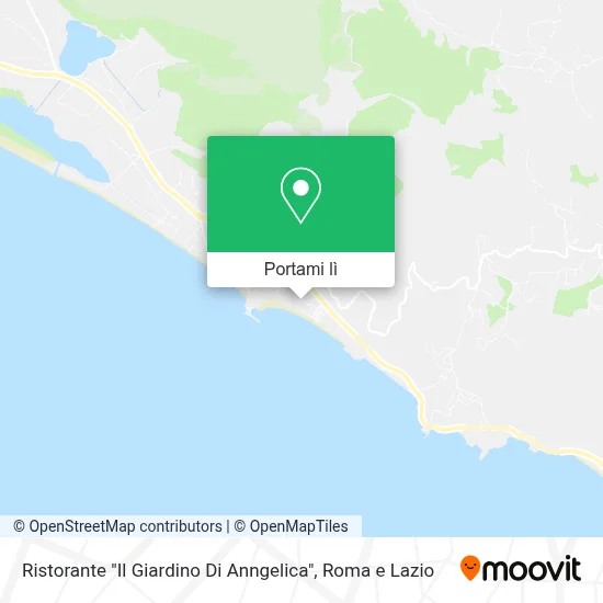 Mappa Ristorante "Il Giardino Di Anngelica"