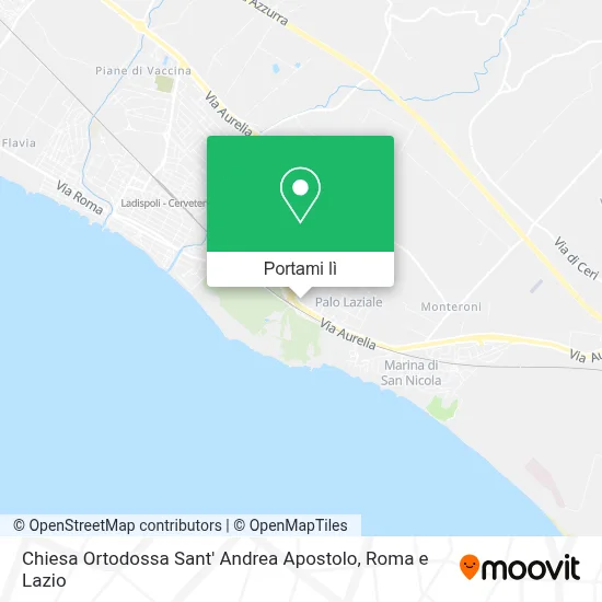 Mappa Chiesa Ortodossa Sant' Andrea Apostolo