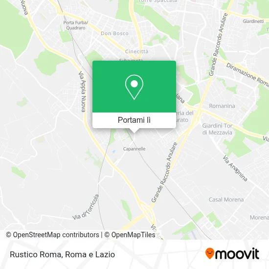 Mappa Rustico Roma