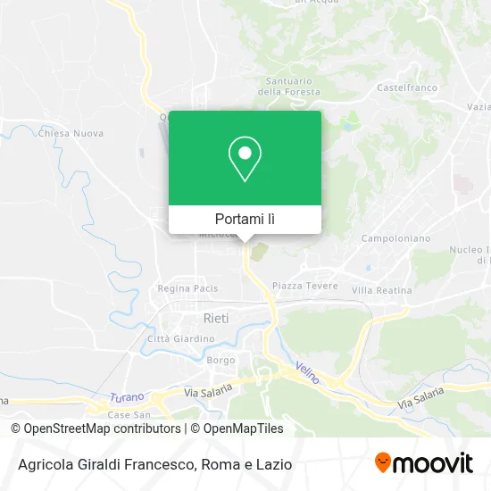 Mappa Agricola Giraldi Francesco