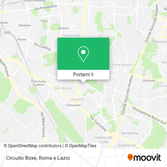 Mappa Circuito Boxe