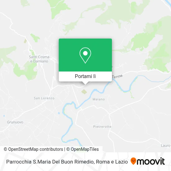 Mappa Parrocchia S.Maria Del Buon Rimedio