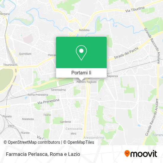 Mappa Farmacia Perlasca