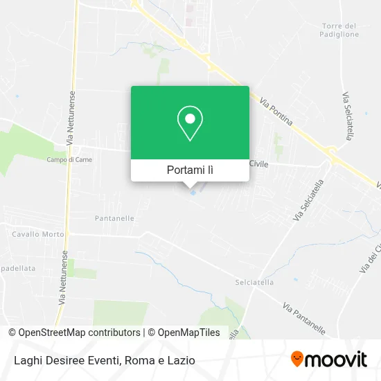 Mappa Laghi Desiree Eventi