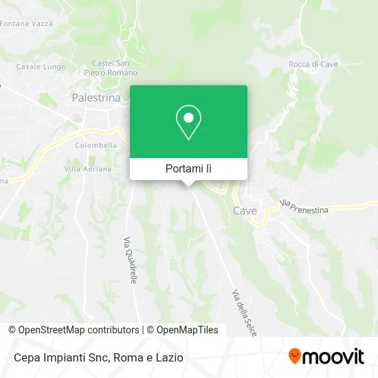 Mappa Cepa Impianti Snc