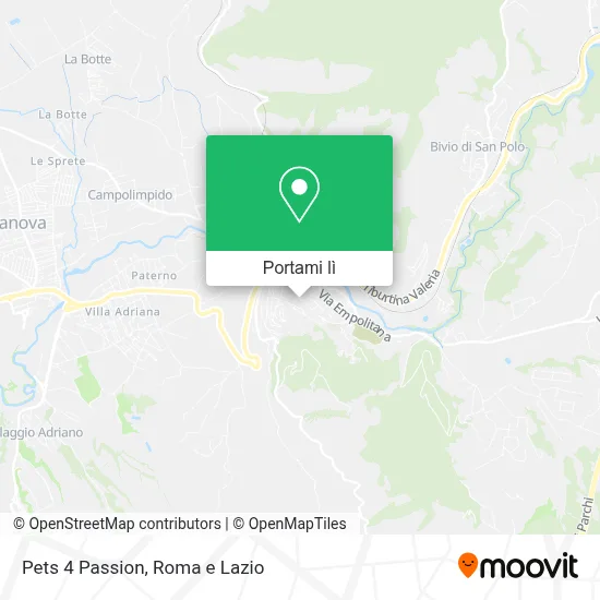 Mappa Pets 4 Passion