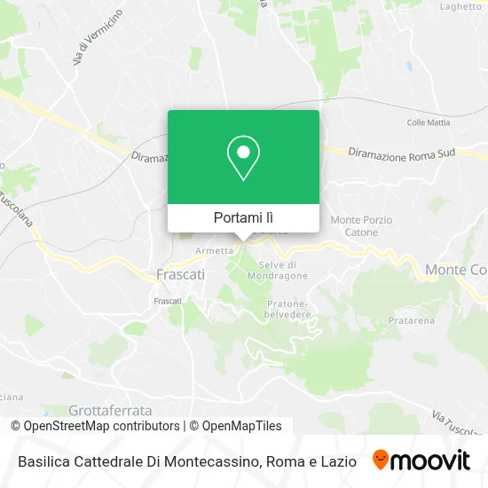 Mappa Basilica Cattedrale Di Montecassino