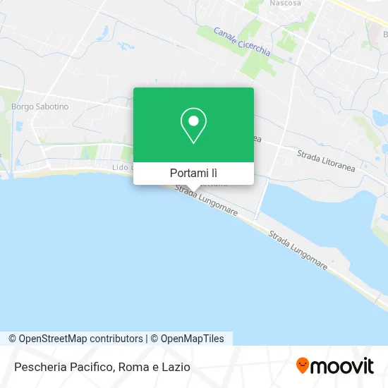 Mappa Pescheria Pacifico