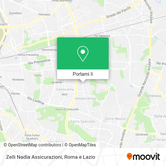 Mappa Zelli Nadia Assicurazioni