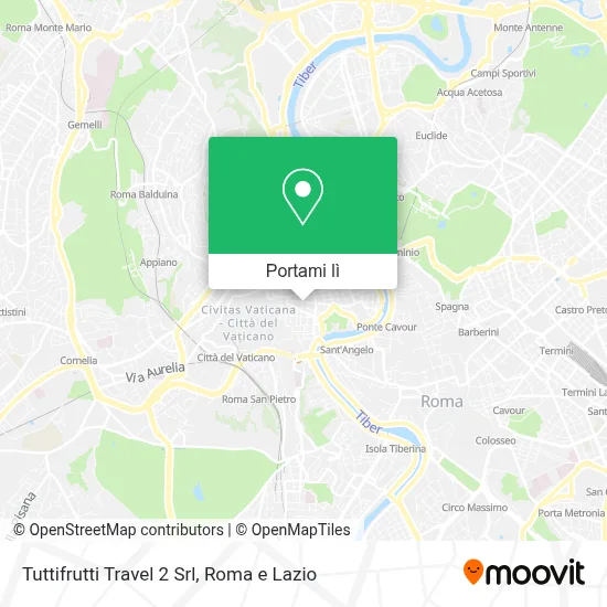 Mappa Tuttifrutti Travel 2 Srl