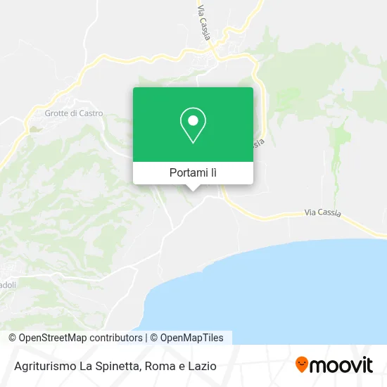 Mappa Agriturismo La Spinetta