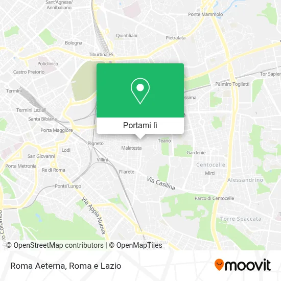 Mappa Roma Aeterna