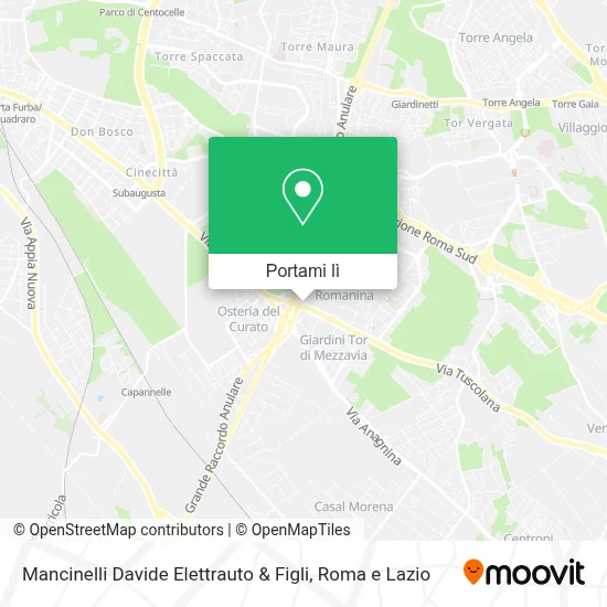 Mappa Mancinelli Davide Elettrauto & Figli