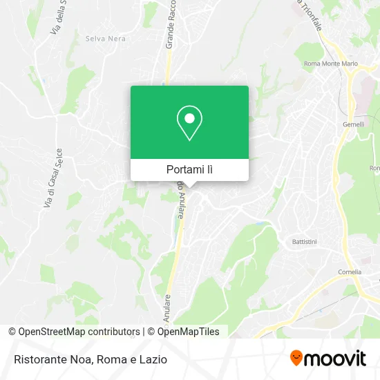 Mappa Ristorante Noa