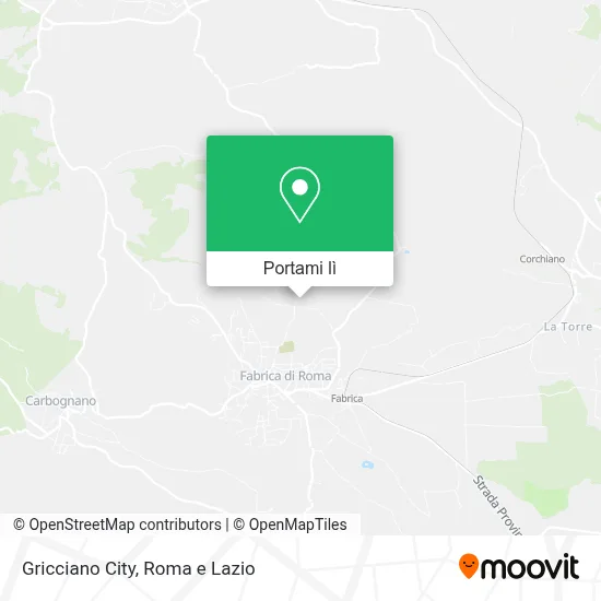 Mappa Gricciano City