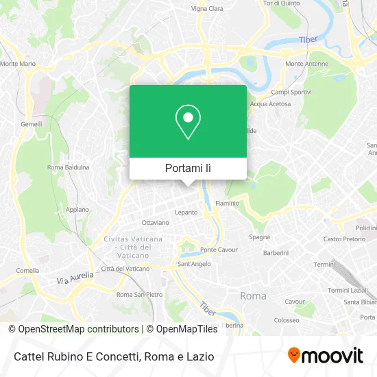 Mappa Cattel Rubino E Concetti
