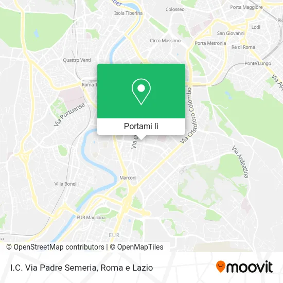 Mappa I.C. Via Padre Semeria