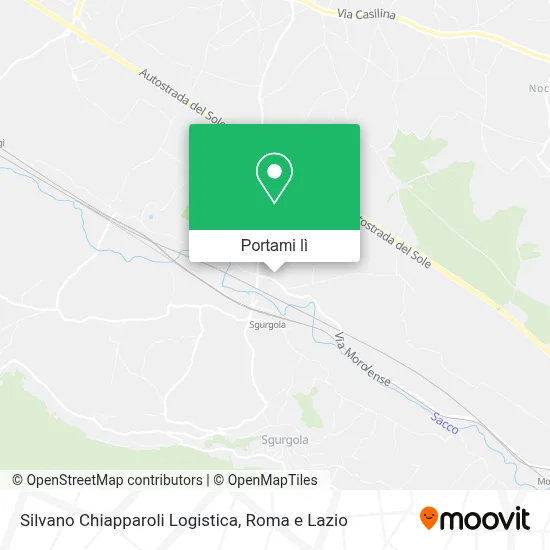 Mappa Silvano Chiapparoli Logistica