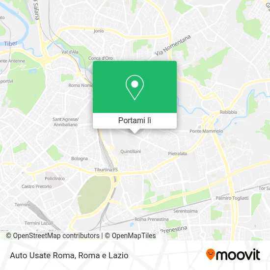 Mappa Auto Usate Roma