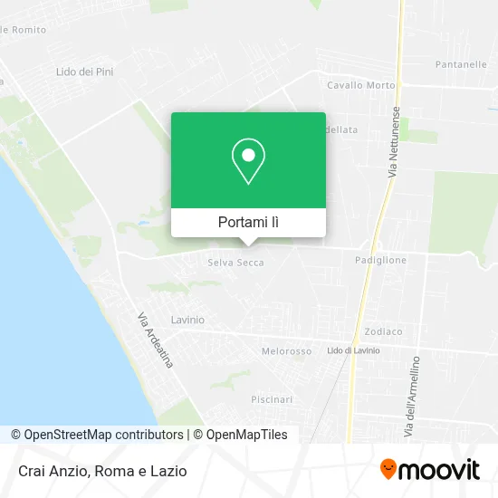 Mappa Crai Anzio