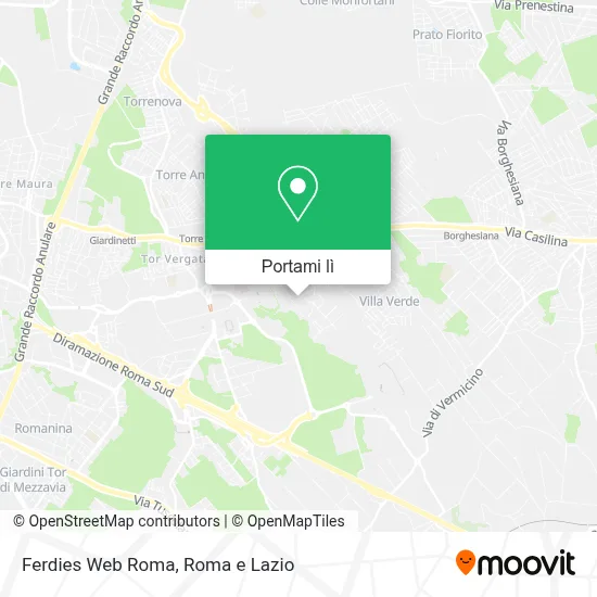 Mappa Ferdies Web Roma
