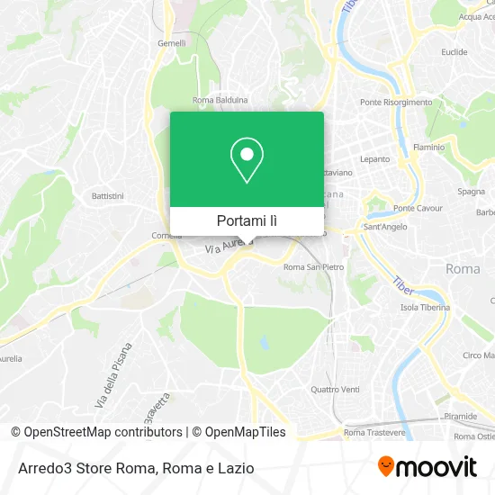 Mappa Arredo3 Store Roma