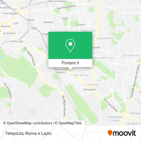 Mappa Telepizza