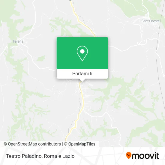 Mappa Teatro Paladino